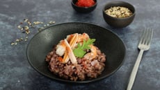 Risotto trio de riz aux langoustines