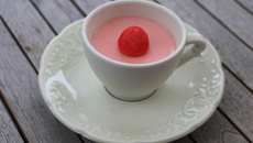 Panacotta fraises tagada
