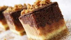 Triple chocolate cheescake !