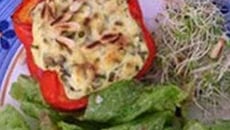 Poivrons farcis au fromage frais