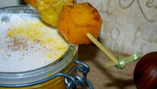 Cappucino de potiron au lard