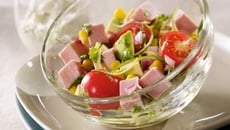 Verrine de cervelas aux crudités