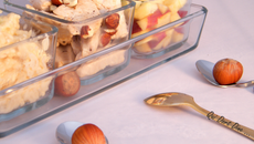 Risotto au cidre, dinde, courgettes et pommes