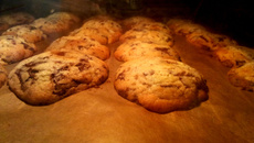 Cookies aux pépites de chocolat et caramel