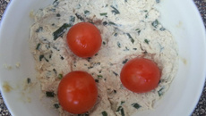 Thon, fromage frais et ciboulette