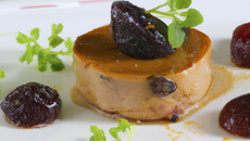 Foie gras aux raisins