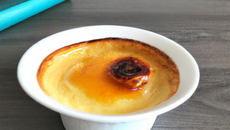 Creme brulée aux abricots