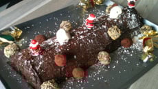 Bûche façon trianon maison