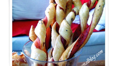 Gressins au jambon