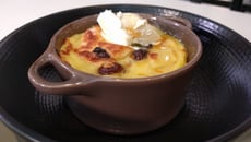 Pain perdu aux raisins et zestes d’orange