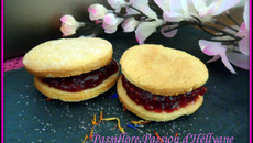 Palets à la confiture fraise, framboise bio