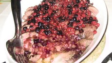 Magret de canard au cassis