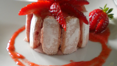 Mini charlottes aux fraises