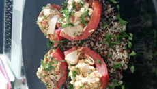 Tomates en farce légère