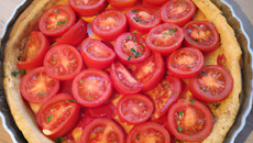 Tarte fraîche aux tomates