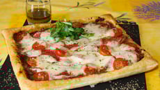 Tarte aux rougets barbets et au pesto