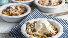 Crumble pommes & quinoa