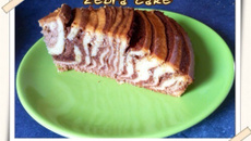 Zebra cake menthe chocolat