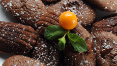 Madeleine au chocolat fondant