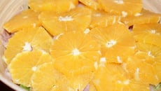 Salade Avocat, Saumon et orange