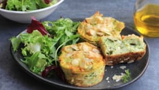 Petits flans courgettes et amandes