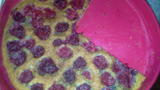 Gateau à la framboise