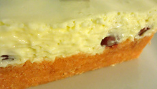 Cheesecake aux cerises et chocolat blanc