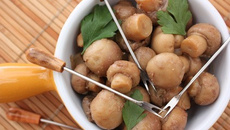 Champignons au vin blanc