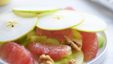 Salade Waldorf au pamplemousse de Floride