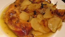 Poulet aux pommes