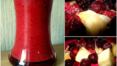 Jus fruits-rouges/pomme