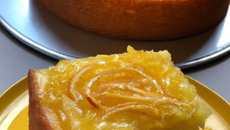 Gâteau moelleux au citron et marmelade de citron