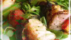 Trio de la mer en brochette