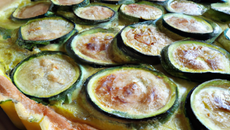 Quiche à la courgette de saison