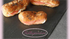 Eclair au saumon fumé