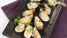 Moules farcies au fromage persillé