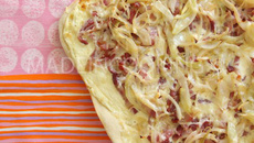 Tarte flambée traditionnelle alsacienne