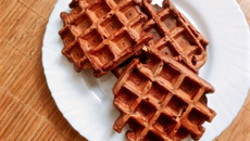Gaufres vegan et fitness au chocolat