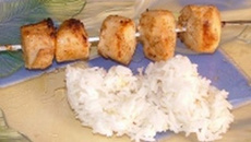 Brochettes épicées de Saint-Jacques