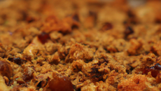 Crumble de dinde aux châtaignes