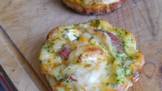 Mini quiches pancetta-chèvre