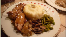 Cuisses de dinde caramélisée au miel d'acacia