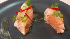 Pavé de saumon au citron