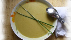 Soupe poireaux patates enrichie
