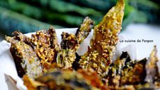 Chips de chou kale aux épices indiennes