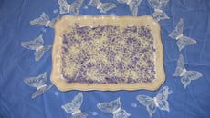 Robe vitelotte aux deux saumons