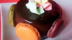 Entremet  aux saveurs des Antilles coco choco passion
