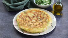 Tarte filo, féta et épinards à la poêle