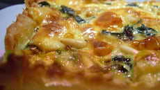 Tarte aux feuilles de blettes et gouda au cumin