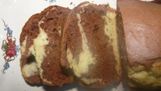 Gâteau marbré classique